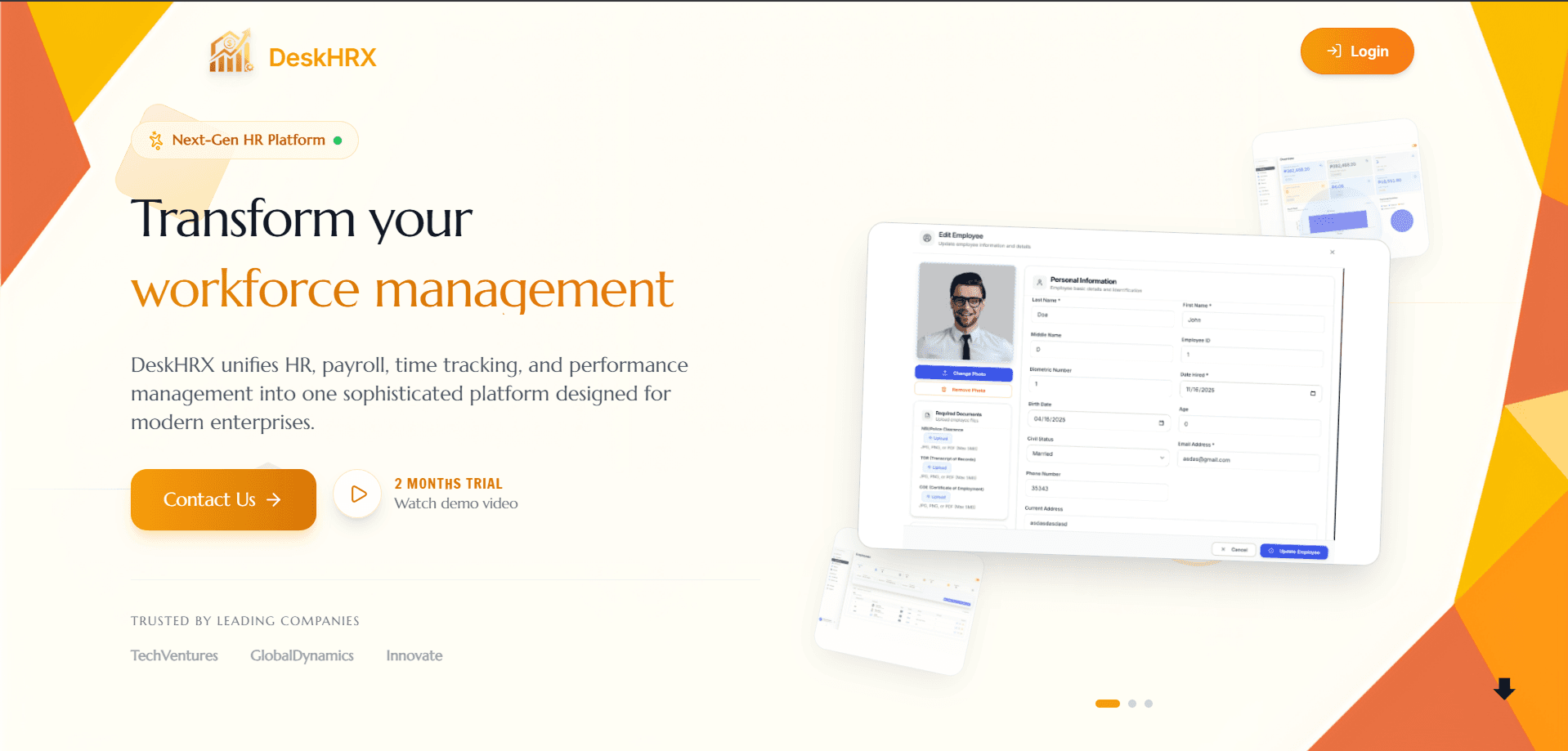 Desk Hrx - Showcase thumbnail and product details