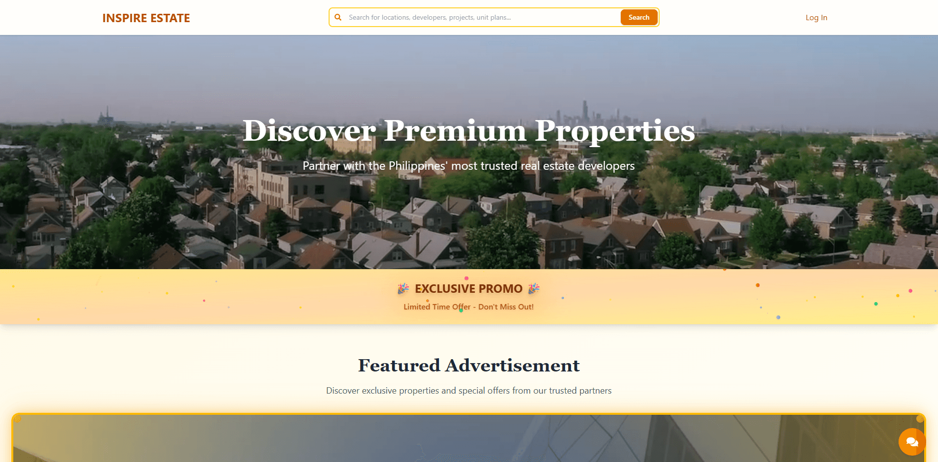 Inspire Estate - Showcase thumbnail and product details