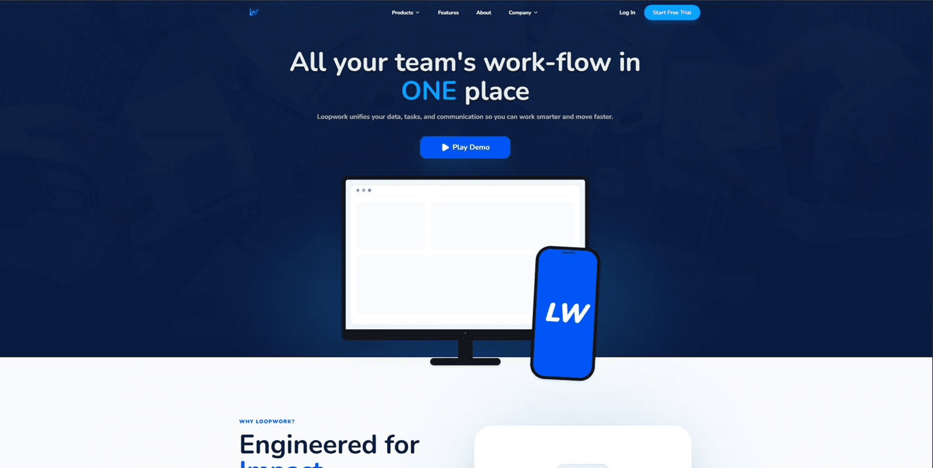 Loop Work - Showcase thumbnail and product details