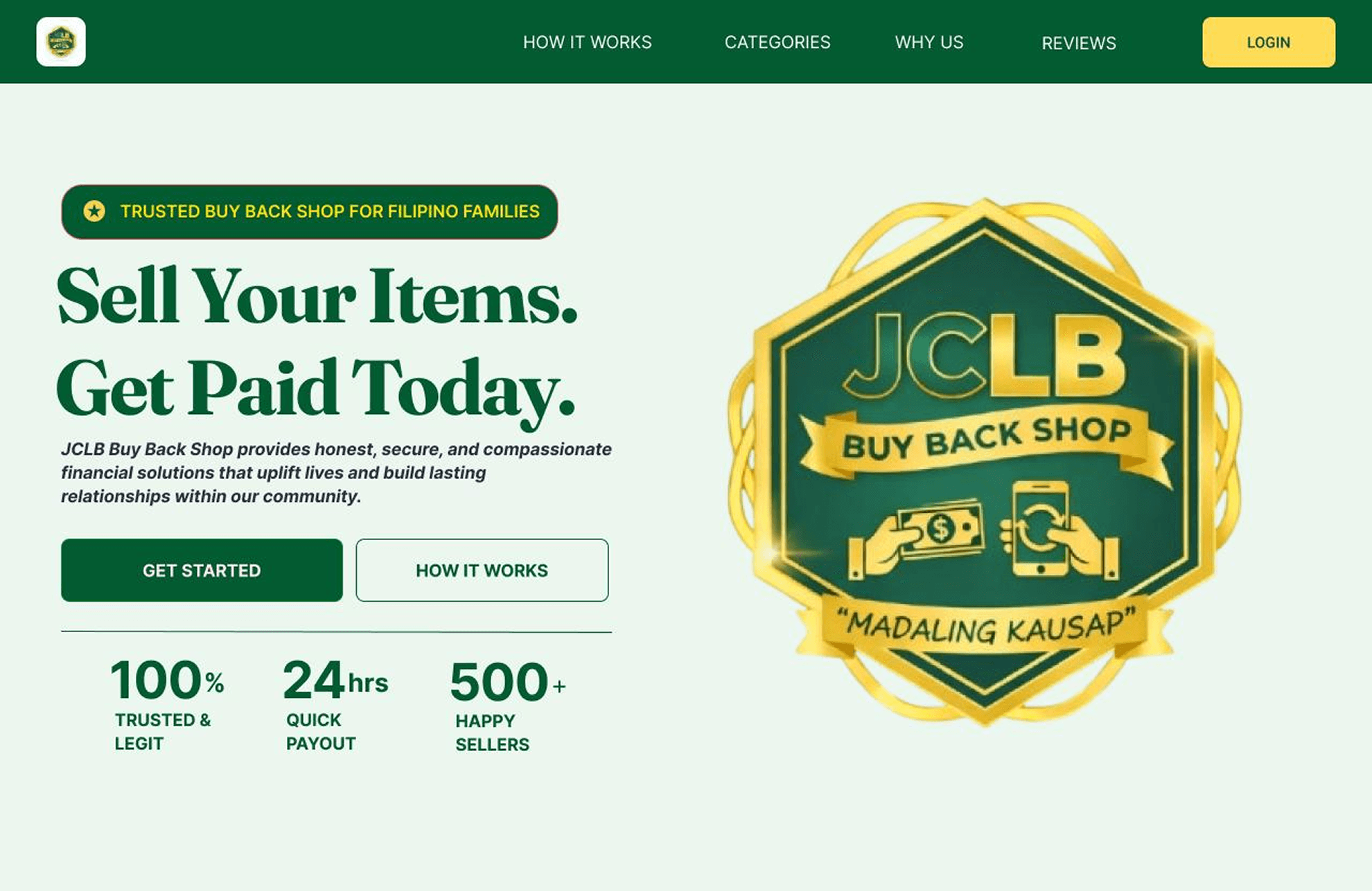 Pawnshop - Showcase thumbnail and product details